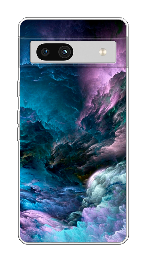 

Чехол на Google Pixel 7A "Загадочное небо", Синий;фиолетовый, 271450-1