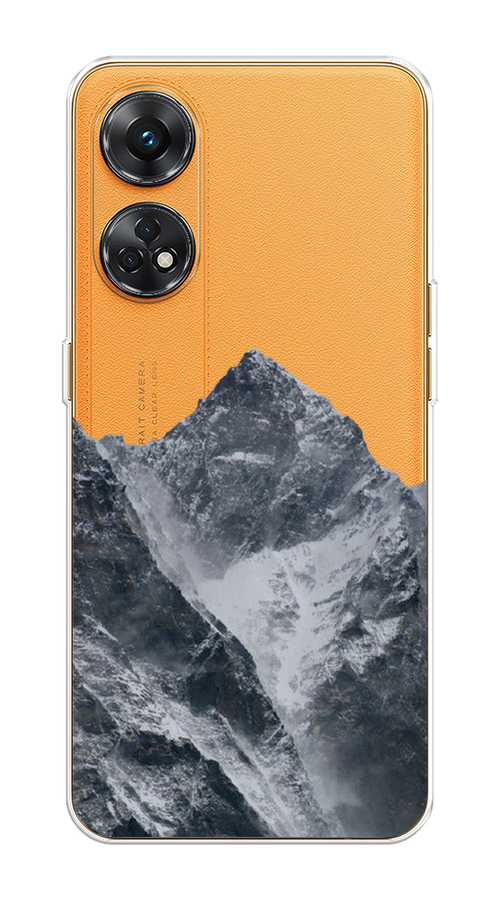

Чехол на Oppo Reno 8T 4G "Горы арт 4", Серый;бежевый, 2513250-2
