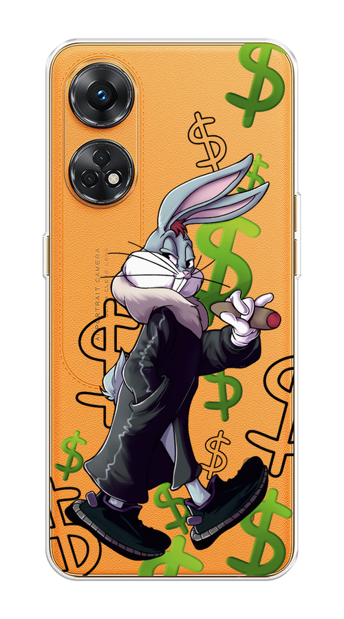 

Чехол на Oppo Reno 8T 4G "Rich Bugs Bunny", Зеленый;черный;голубой, 2513250-6