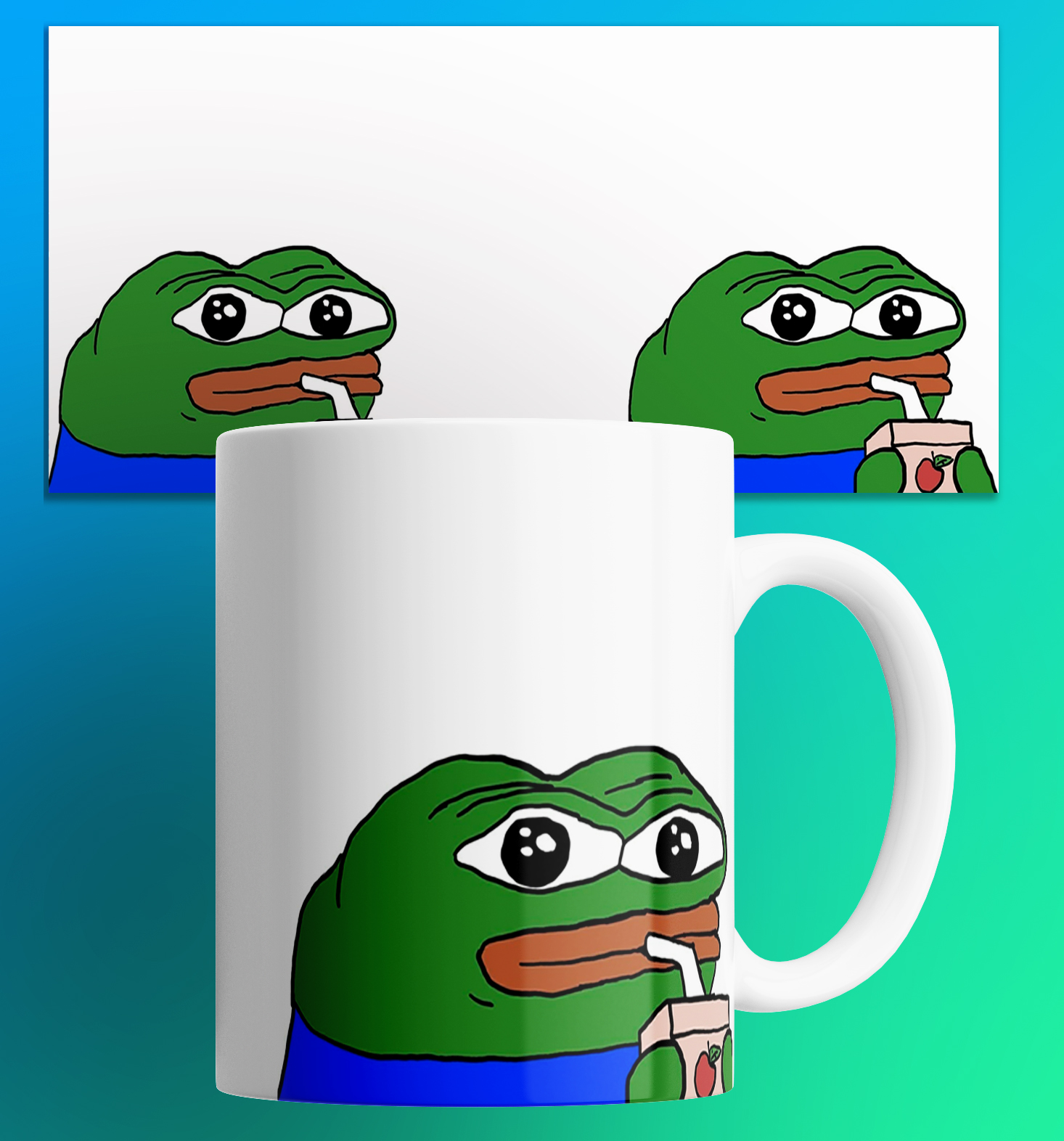 

Кружка с мемом Лягушка пепе pepe the frog 330 мл., Кружка Лягушка Пепе/pepe the frog/мем/в подарок/с приколом. 330 мл