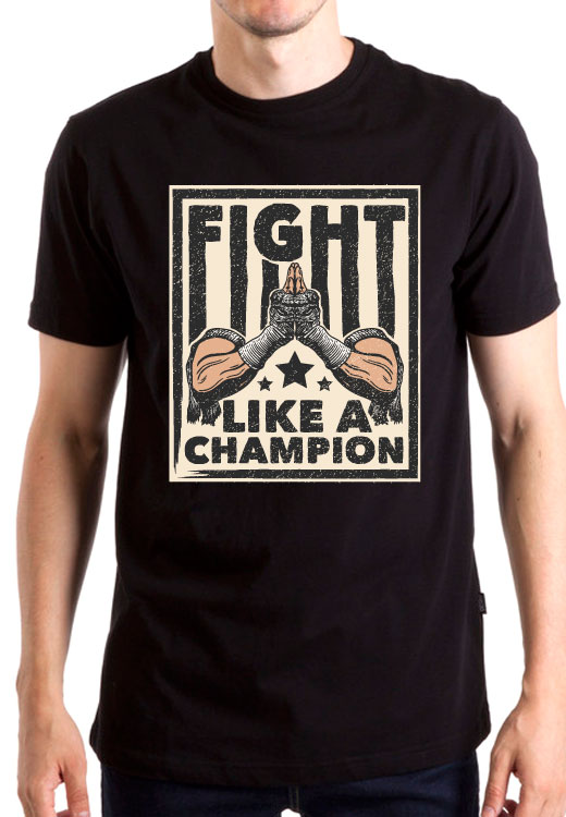 

Футболка унисекс NoBrand Muay Thai Like Champion черная XXL, Черный, Muay Thai Like Champion