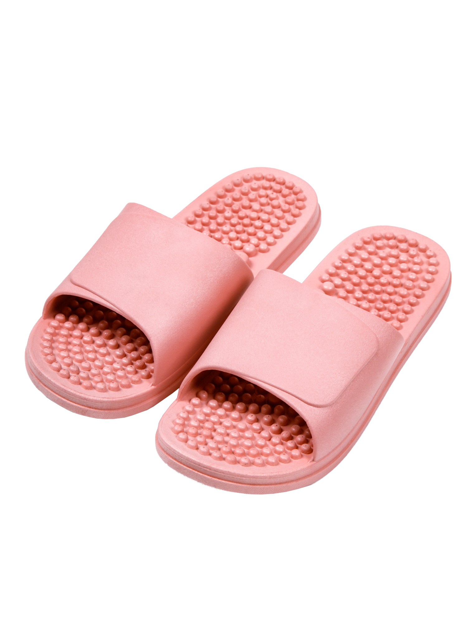 Тапочки с массажным эффектом AMARO HOME Healthy Feet Открытый нос (Розовый) 36-37