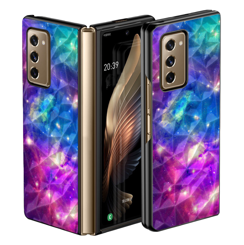 

Пластиковая Чехол MyPads для Samsung Galaxy Z Fold 3 тематика Звездное небо, Разноцветный