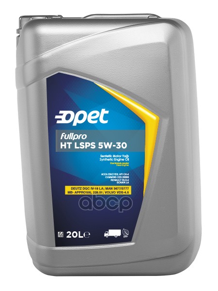 

OPET Моторное масло FULLPRO HT LSPS 5W-30 20L