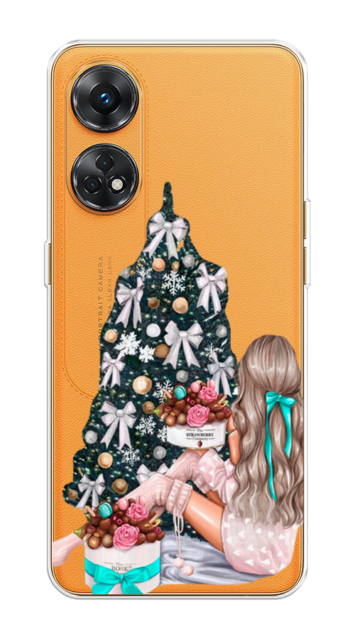 

Чехол на Oppo Reno 8T 4G "New Year", Зеленый;бежевый;голубой, 2513250-5