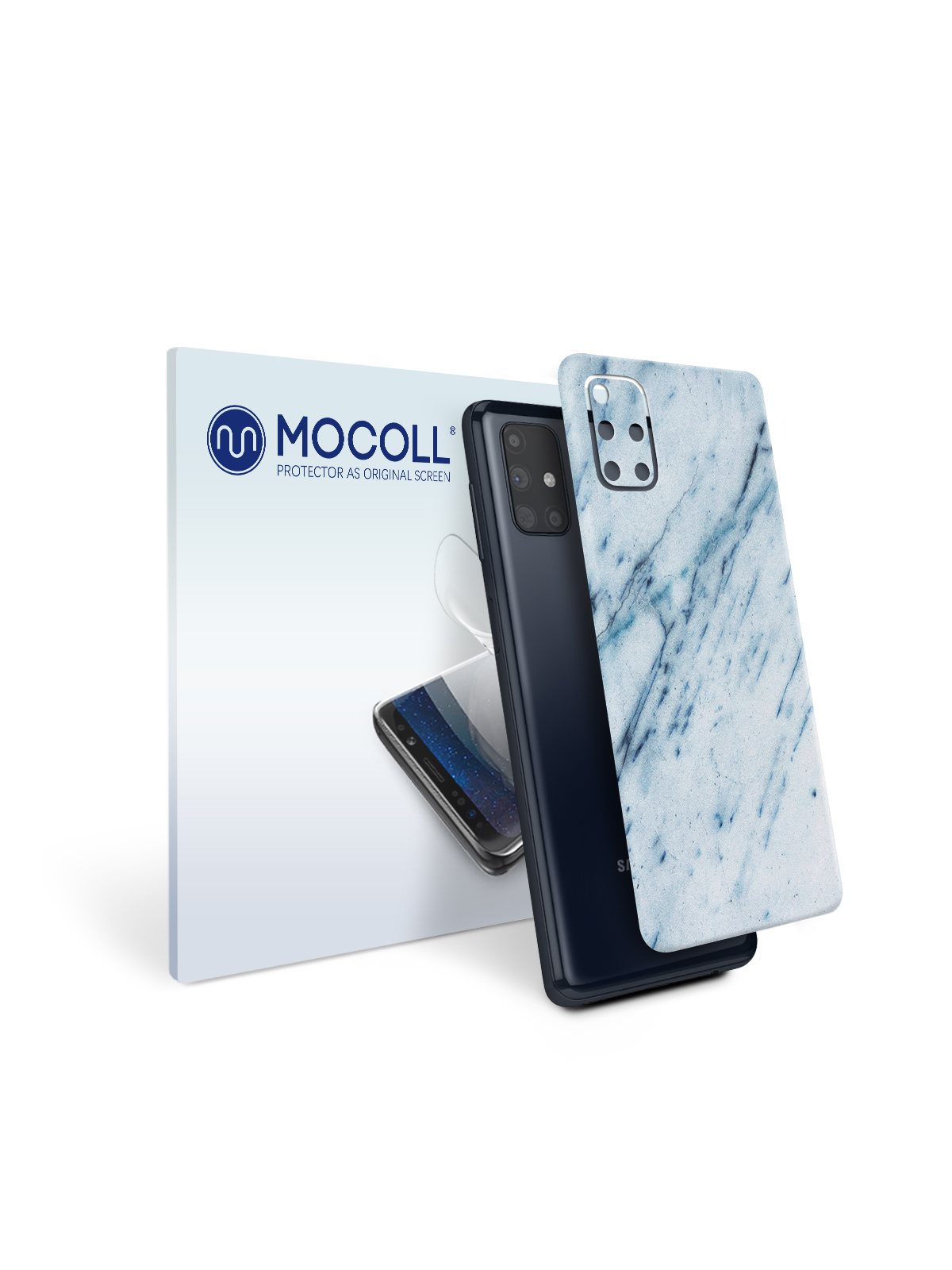 

Пленка защитная MOCOLL для задней панели Samsung Galaxy M51 Мрамор