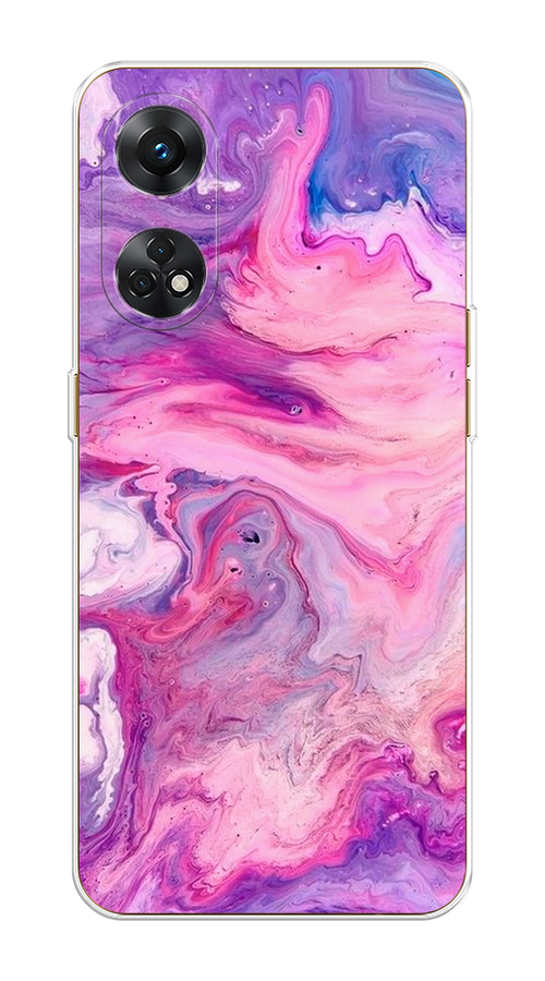 

Чехол на Oppo Reno 8T 4G "Нежно-розовая абстракция", Розовый, 2513250-3