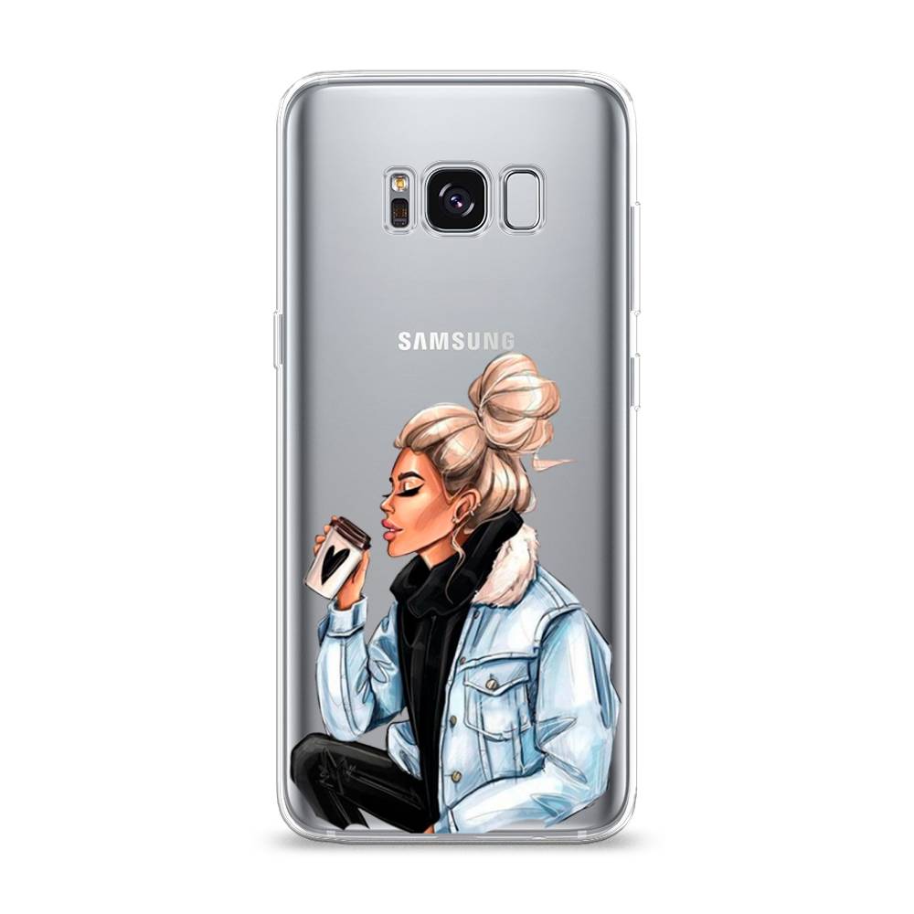 

Чехол Awog на Samsung Galaxy S8 "Cute girl", Коричневый;бежевый, 24750-7