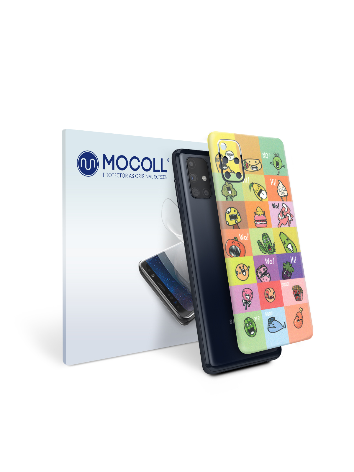 

Пленка защитная MOCOLL для задней панели Samsung Galaxy M51 Рисунок овощи