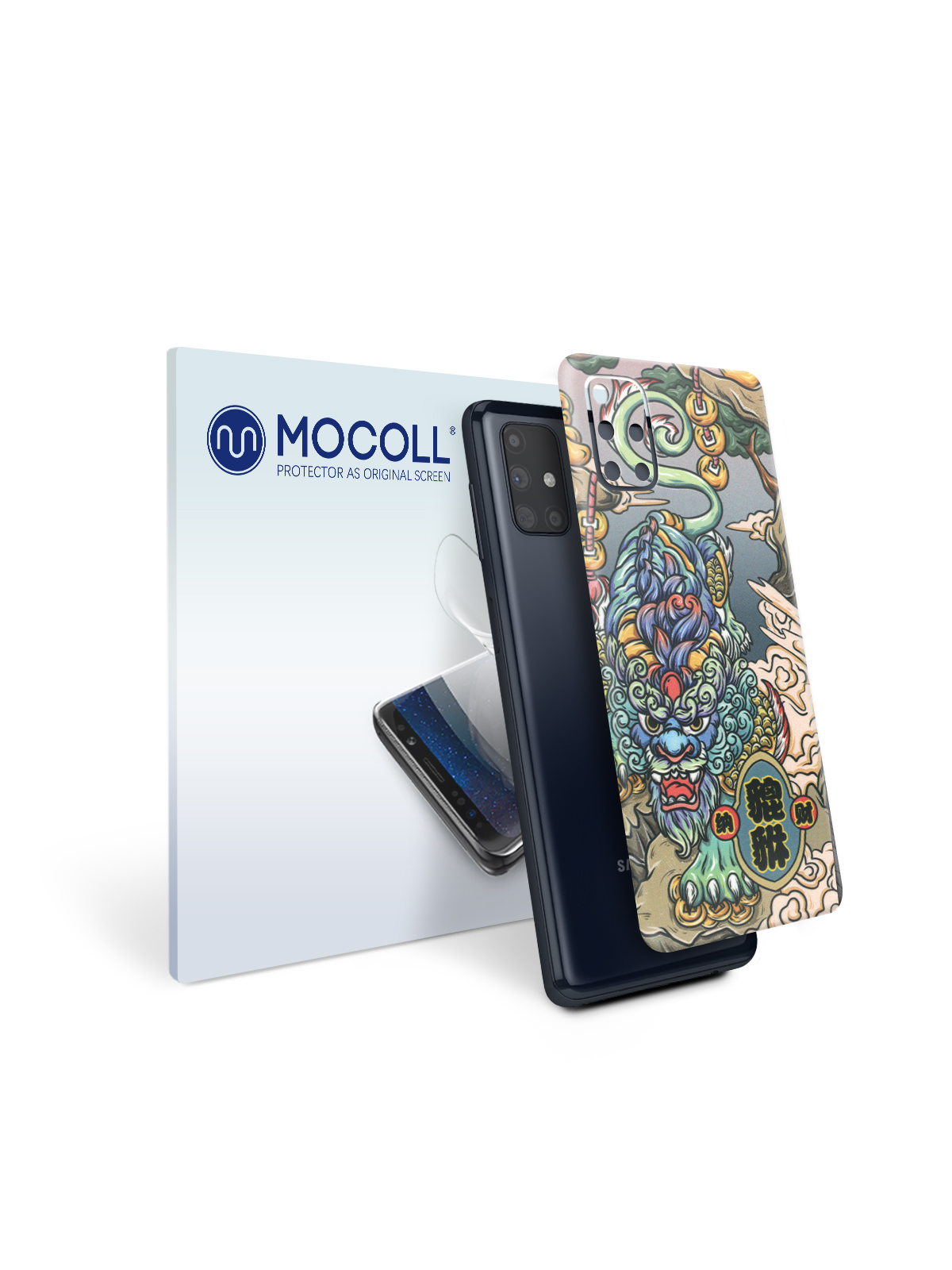 

Пленка защитная MOCOLL для задней панели Samsung Galaxy M51 Рисунок дракон
