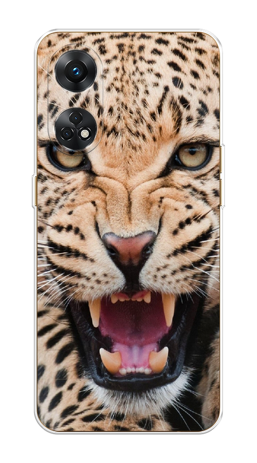 

Чехол на Oppo Reno 8T 4G "Леопард 3d", Бежевый;черный, 2513250-6