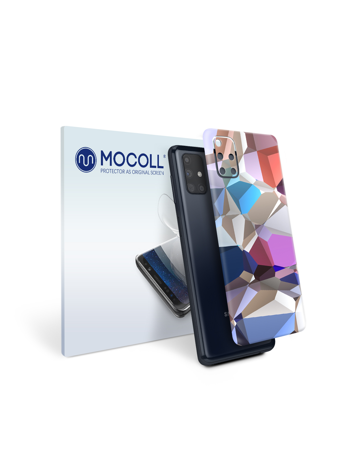 

Пленка защитная MOCOLL для задней панели Samsung Galaxy M31S Цветная мозаика