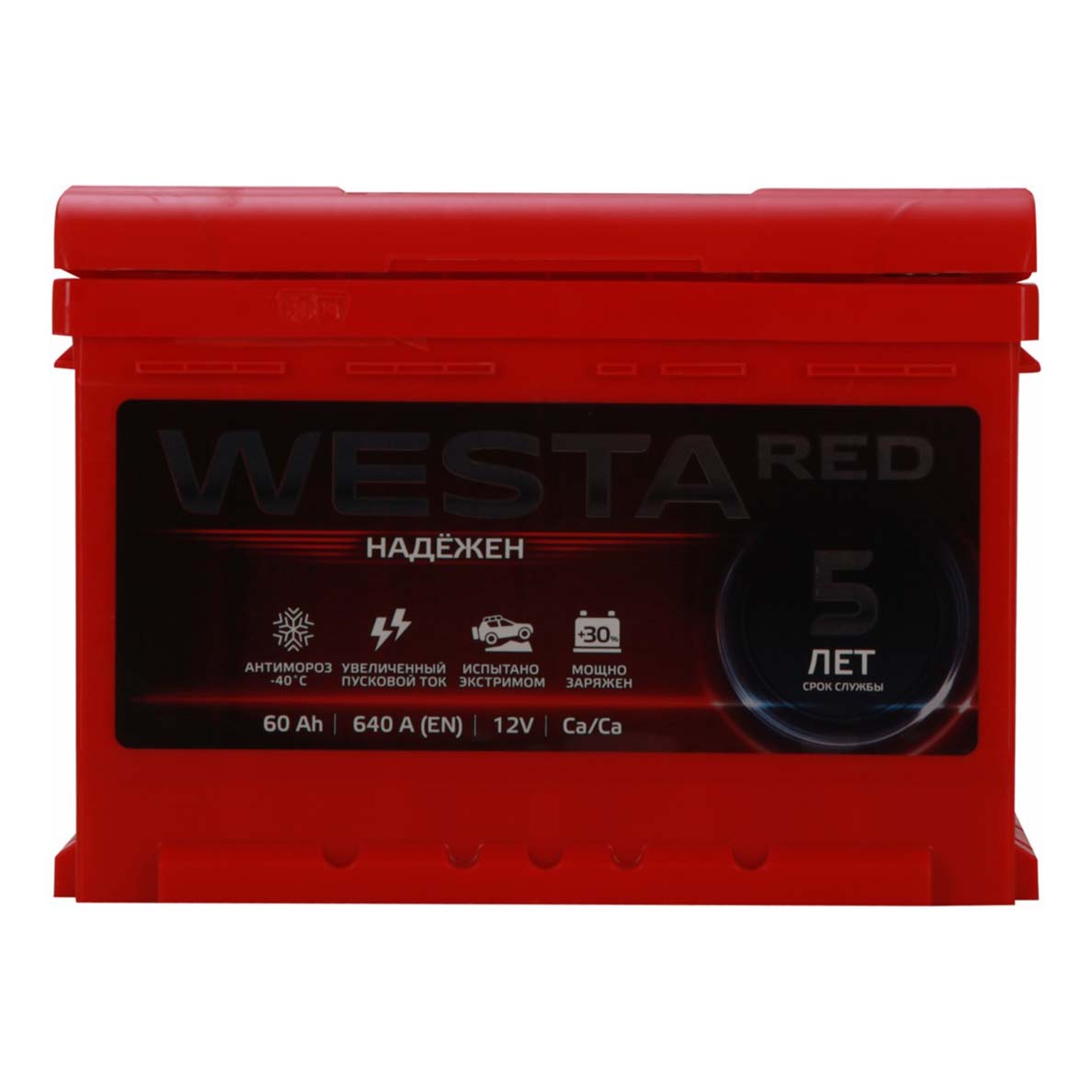 Батарея аккумуляторная Westa Red 6ст-60 обратная полярность