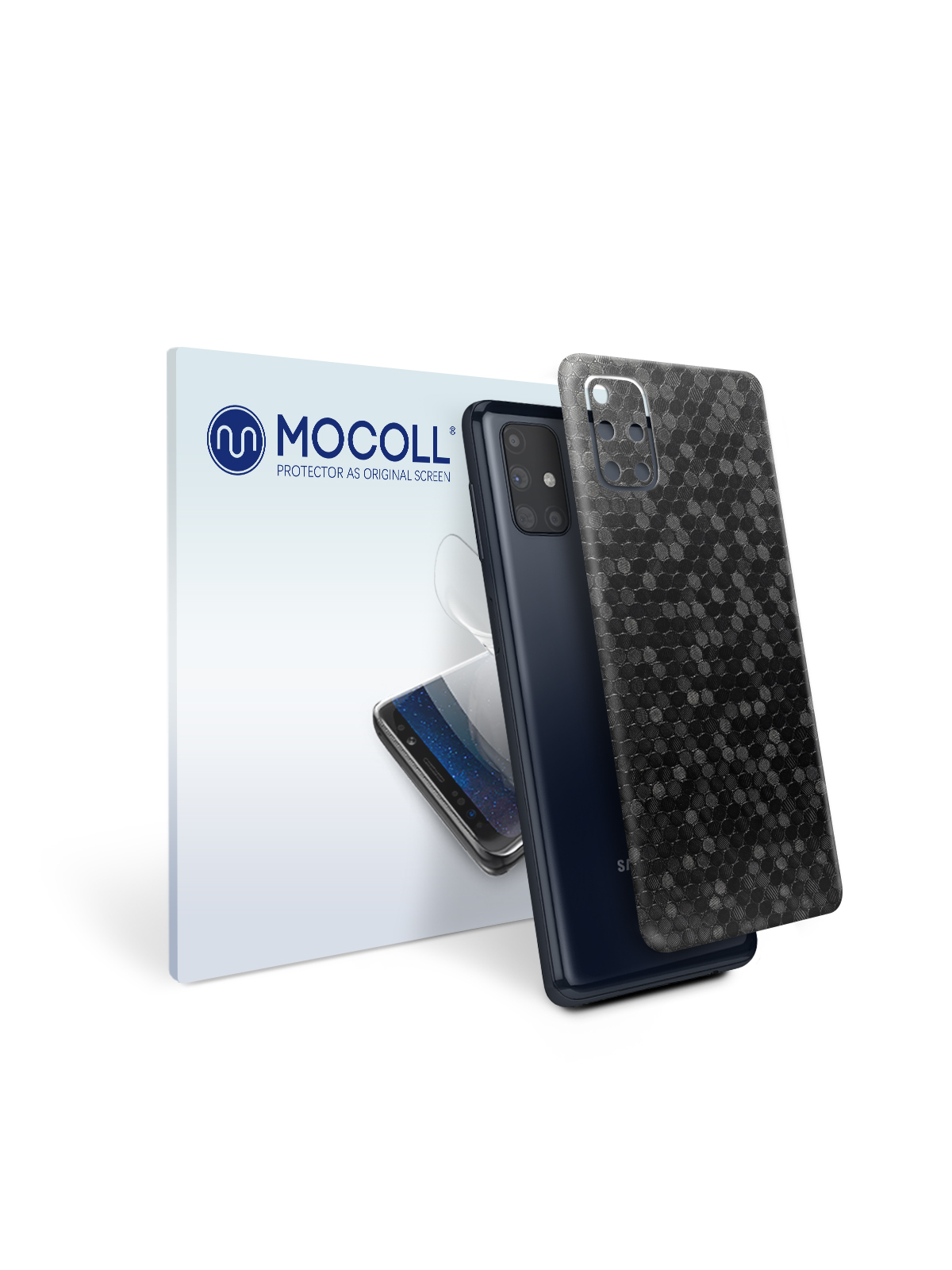 

Пленка защитная MOCOLL для задней панели Samsung Galaxy M51 Тень соты