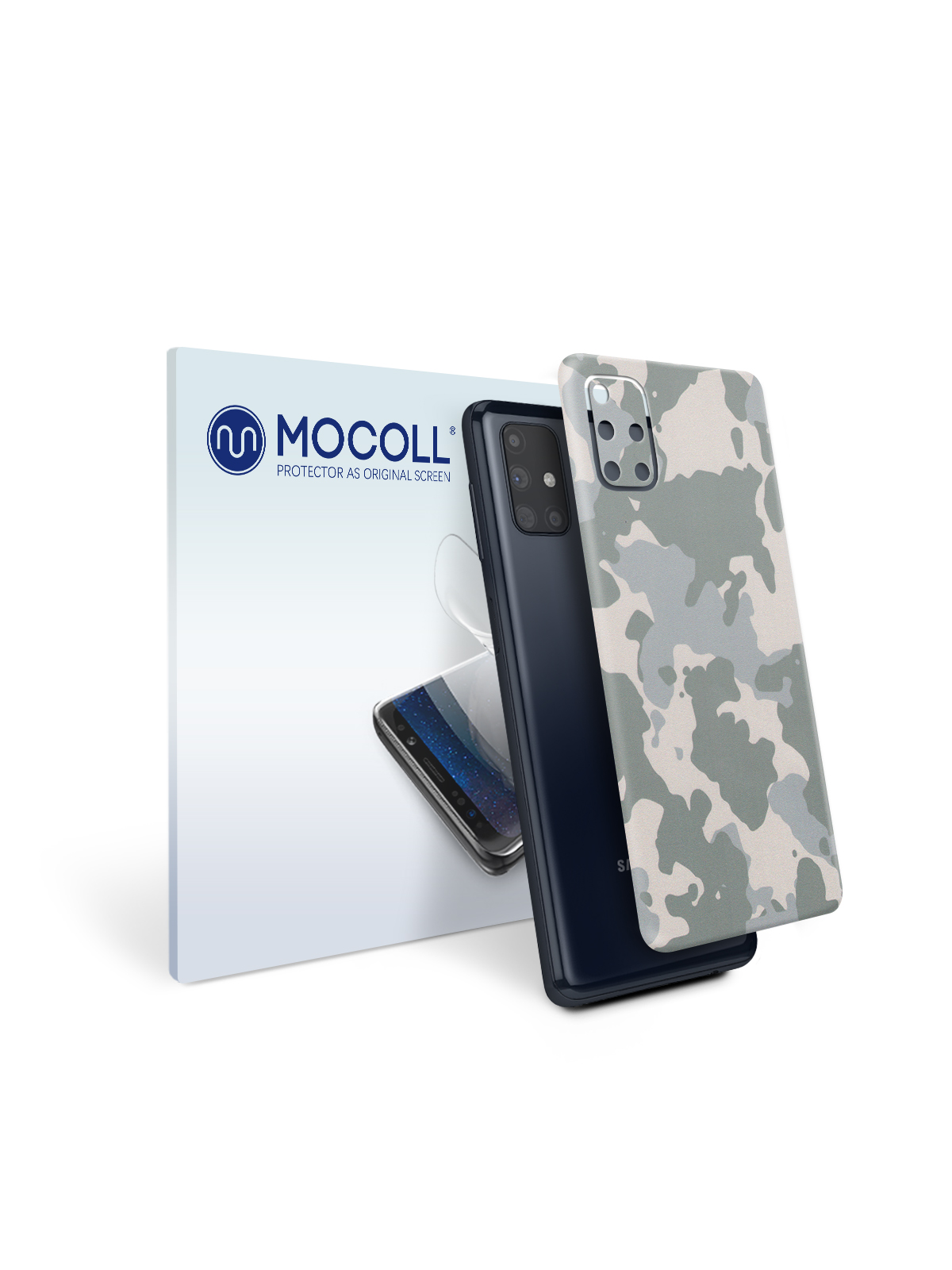 

Пленка защитная MOCOLL для задней панели Samsung Galaxy M31S Хаки Серый