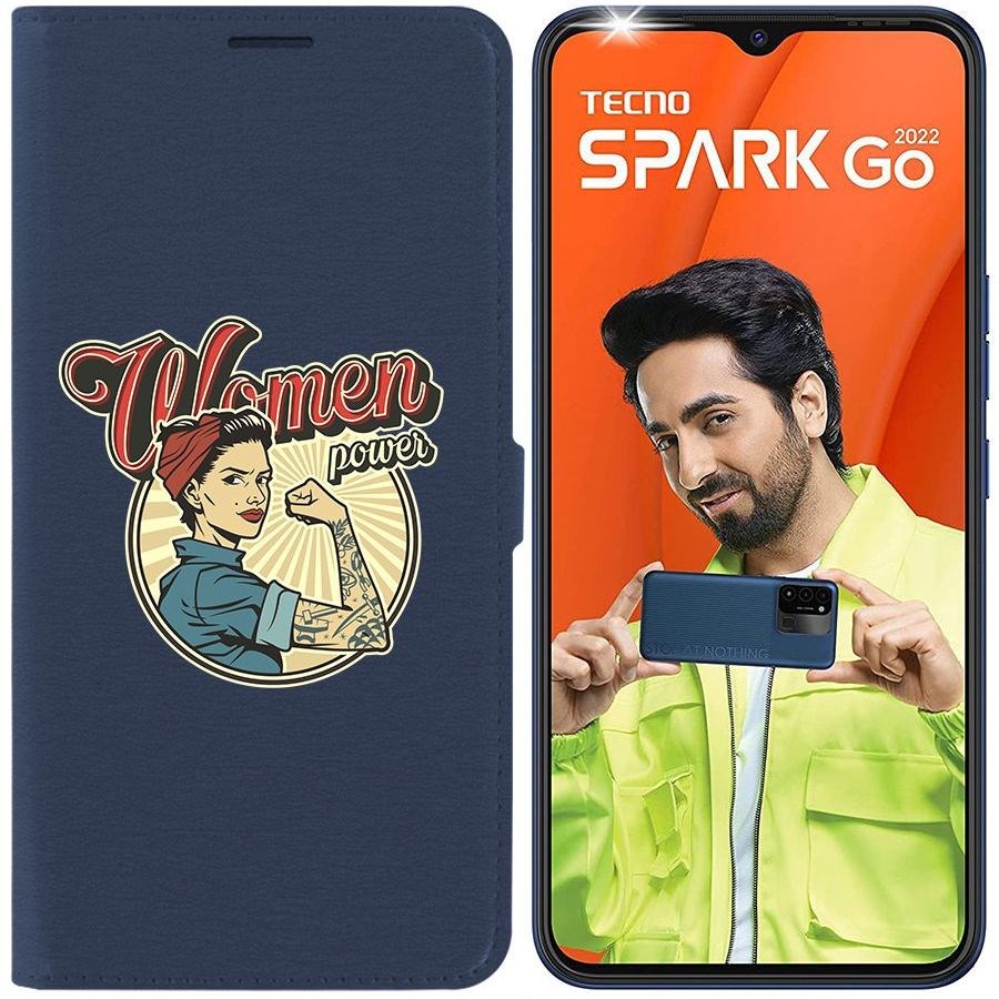 

Чехол-книжка Eco Book для Tecno Spark Go 2022 Women Power