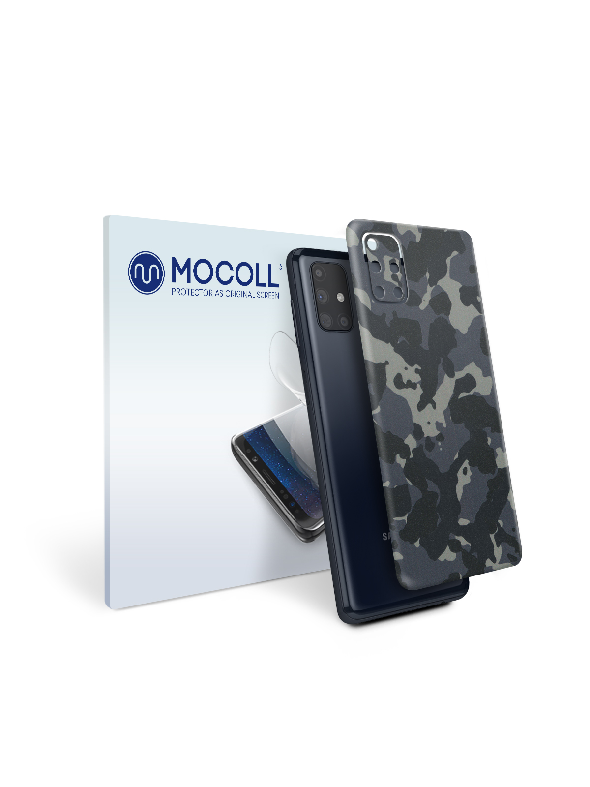 

Пленка защитная MOCOLL для задней панели Samsung Galaxy M51 Хаки Черный