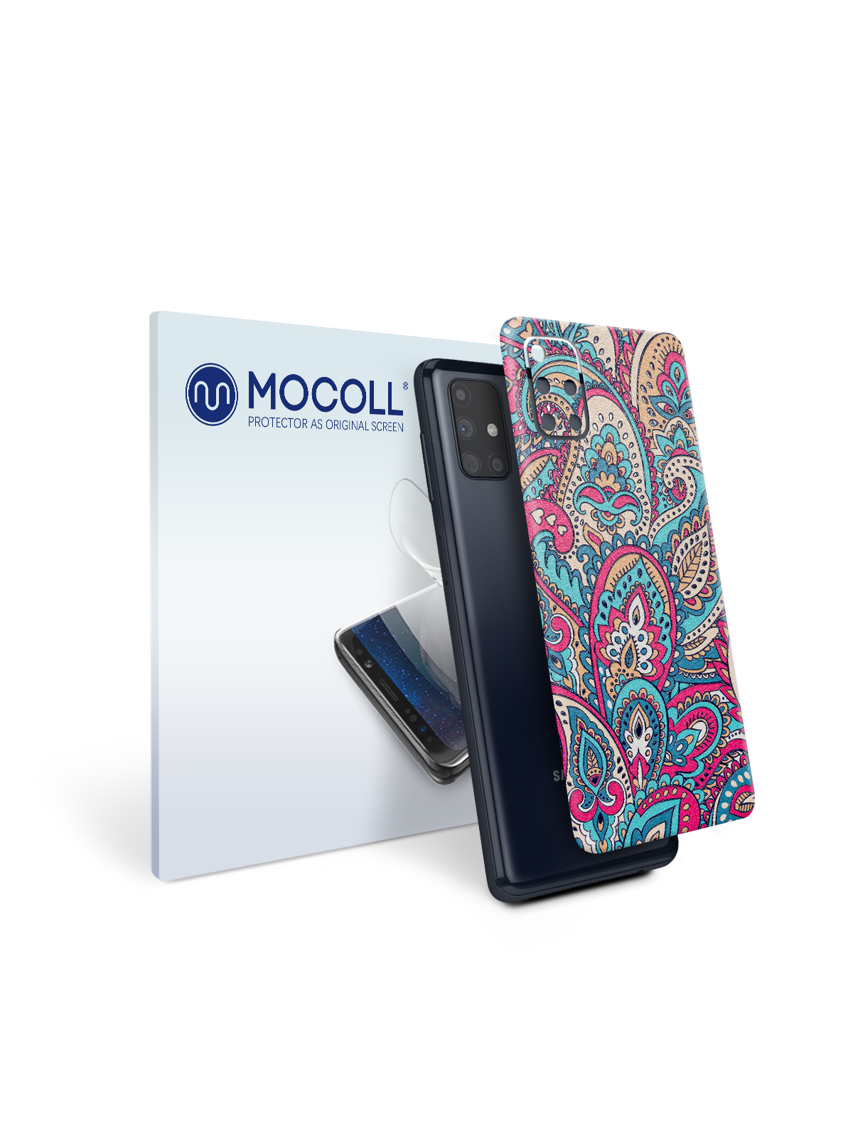 

Пленка защитная MOCOLL для задней панели Samsung Galaxy M31S Богемный узор Пейсли