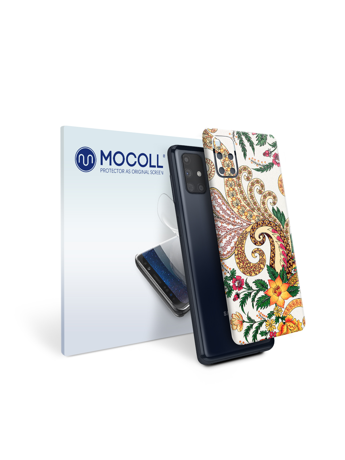 

Пленка защитная MOCOLL для задней панели Samsung Galaxy M31S Богемный узор Планта