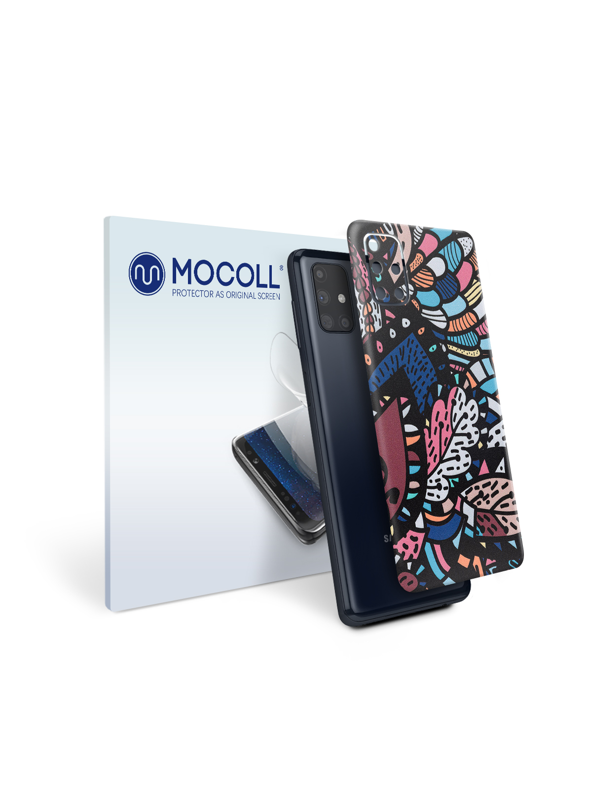 

Пленка защитная MOCOLL для задней панели Samsung Galaxy M31S Богемный узор Пальметта