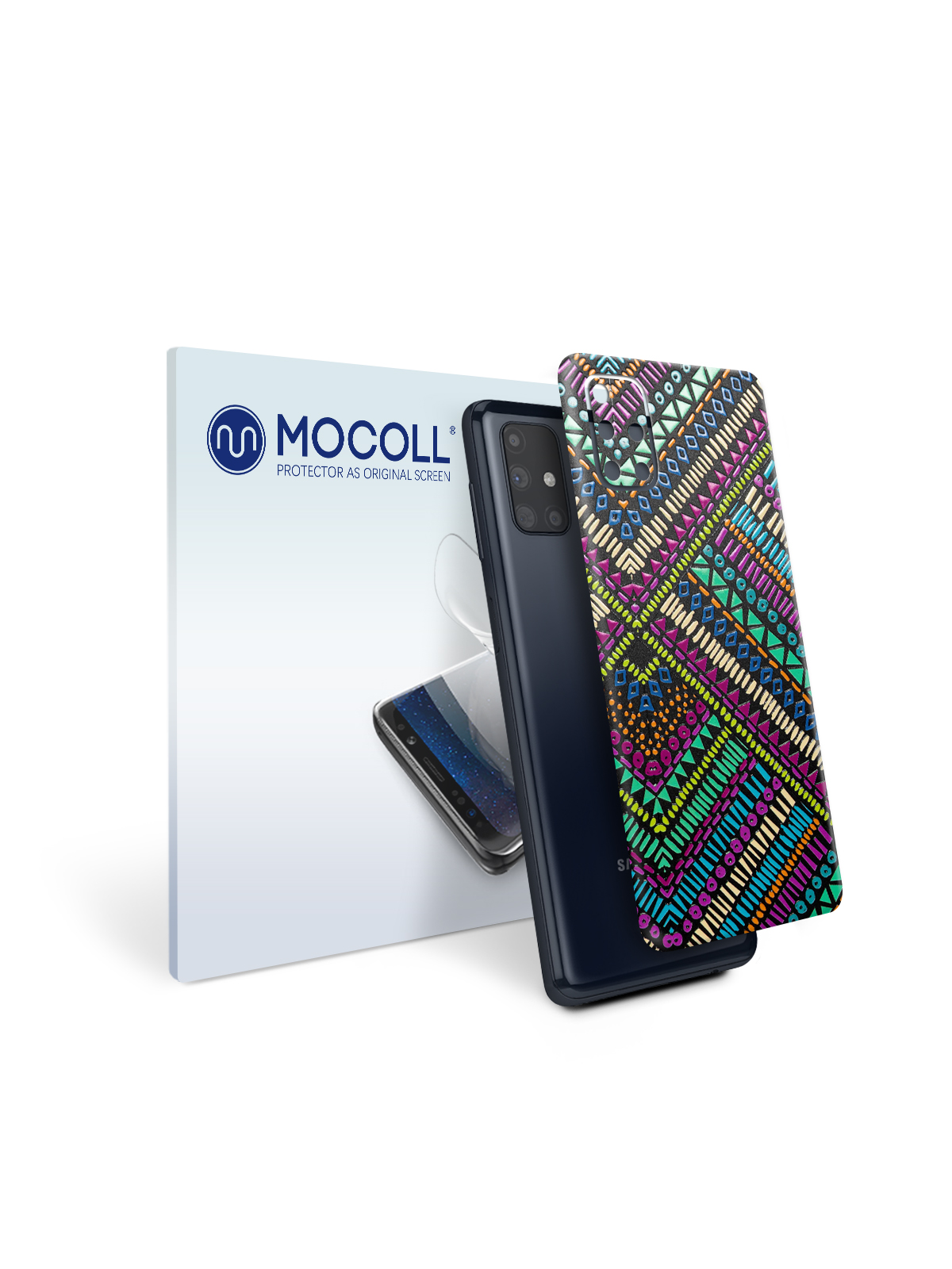 

Пленка защитная MOCOLL для задней панели Samsung Galaxy M51 Богемный узор Бохо