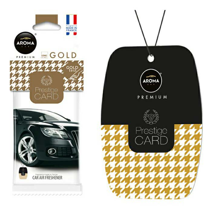 фото Ароматизатор aroma car prestige card gold подвесной