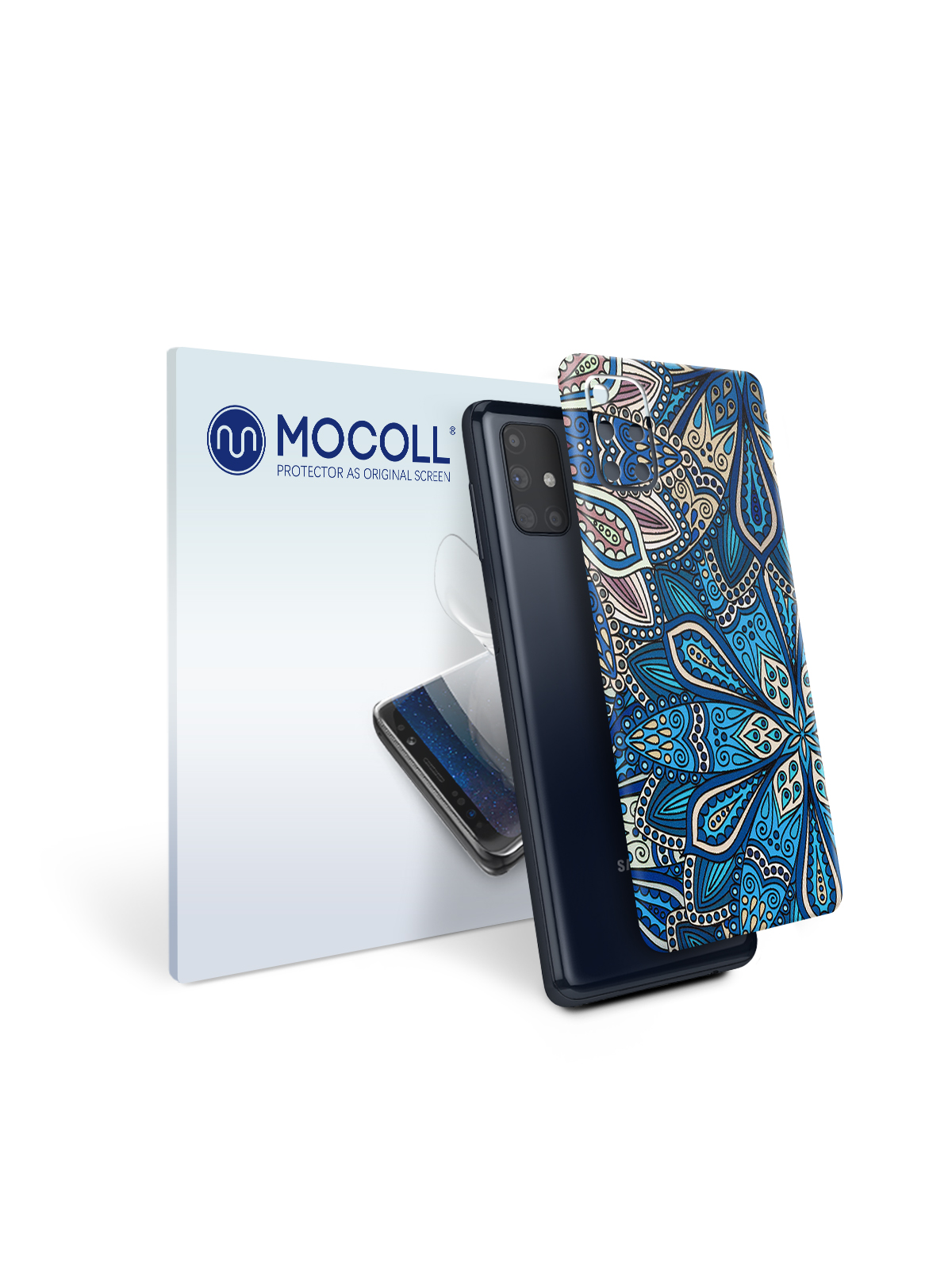 

Пленка защитная MOCOLL для задней панели Samsung Galaxy M51 Богемный узор Флораль