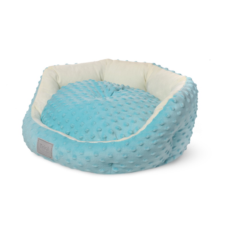 

Лежанка для животных круглая Малыш S голубая 400400160мм серия PUPPY, Лежанка для животных круглая Малыш S голубая 400*400*160мм серия PUPPY