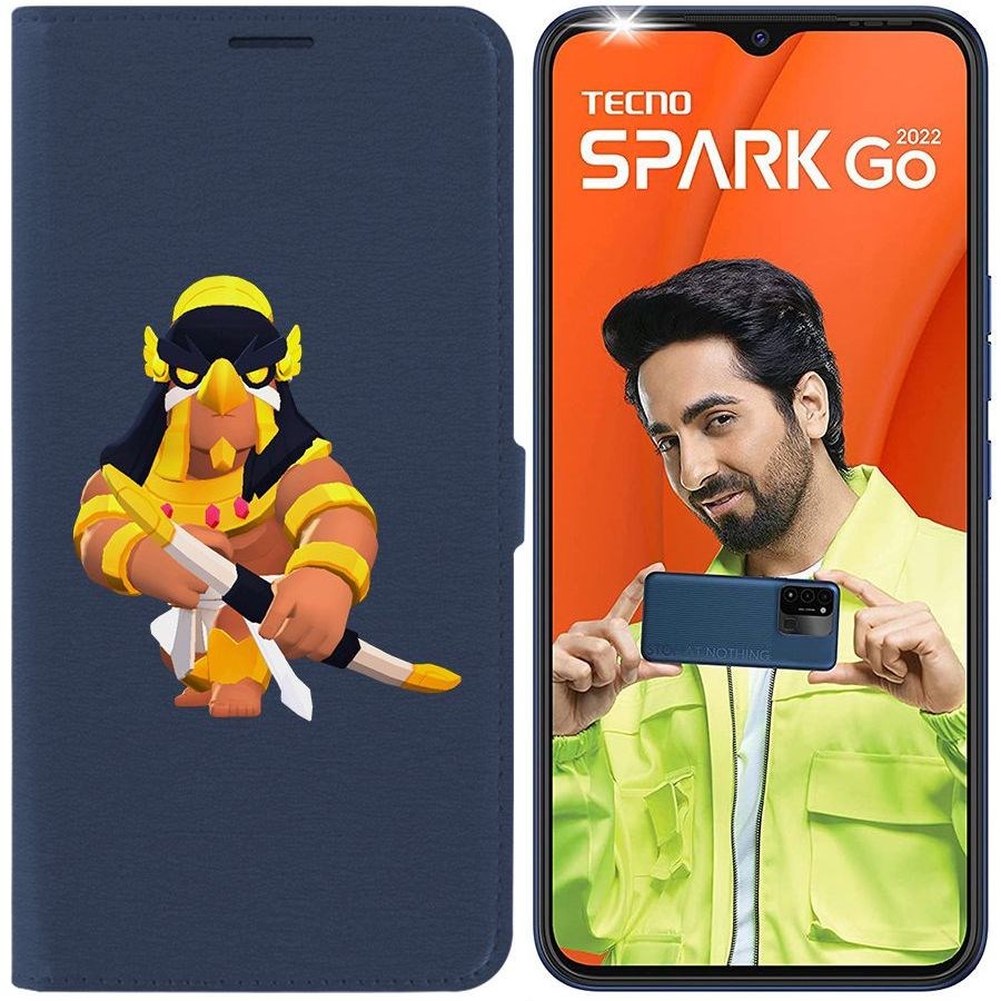 

Чехол-книжка Eco Book для Tecno Spark Go 2022 Brawl Stars-Бо Хорус