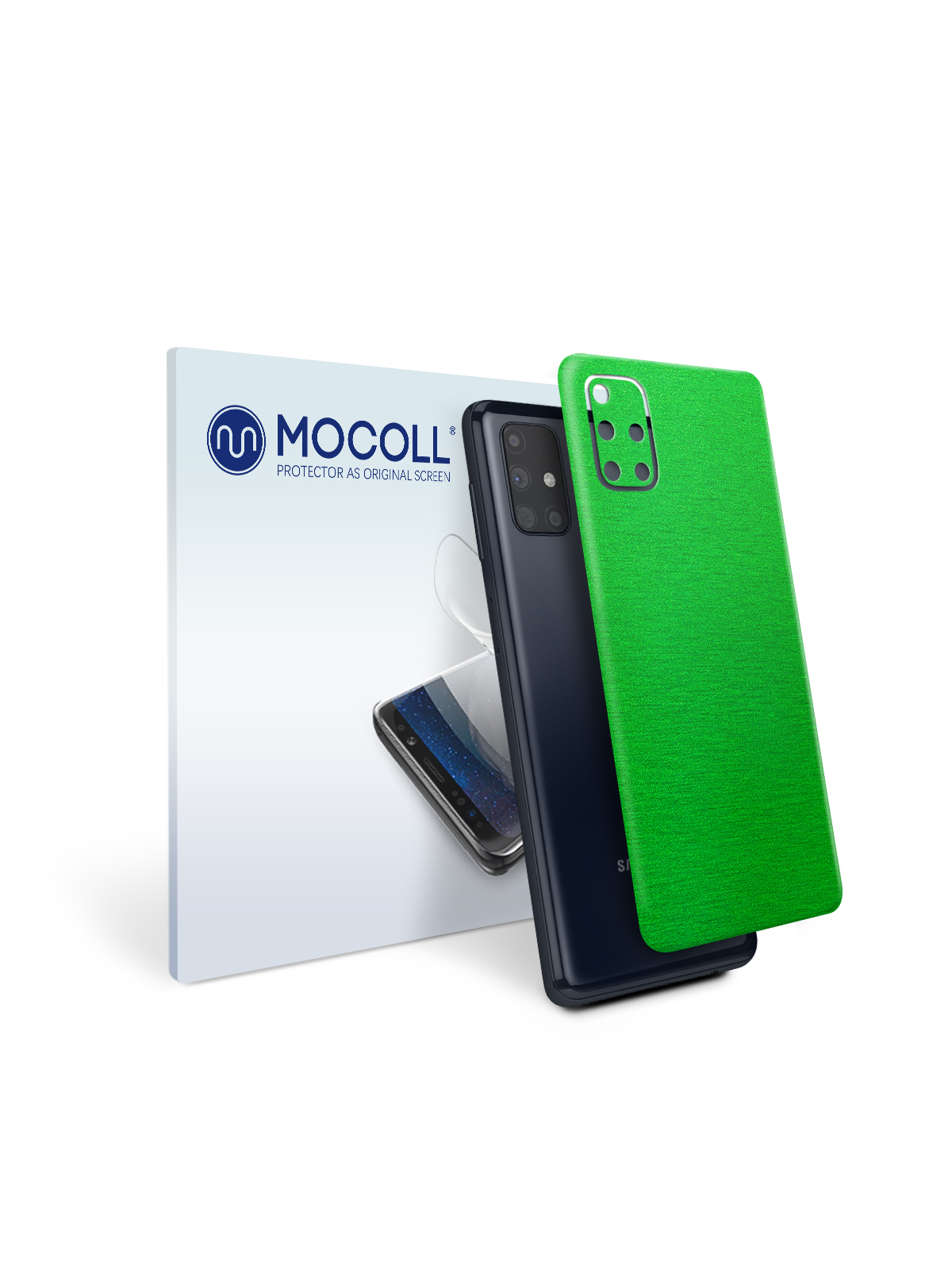 

Пленка защитная MOCOLL для задней панели Samsung Galaxy M31S Металлик Зеленый