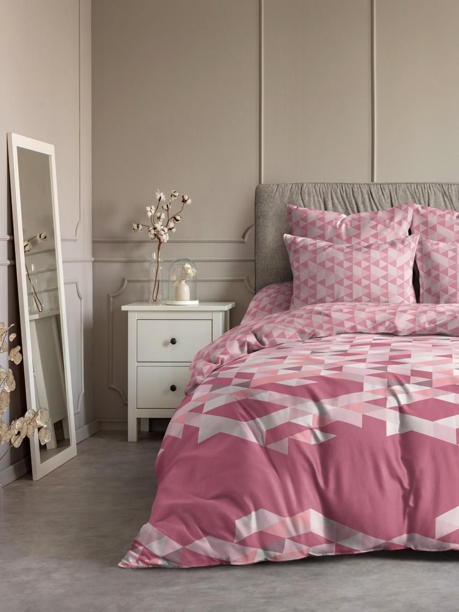 

Постельное Белье Семейное, наволочки 70х70, Поплин, Хлопок, Luisa de Rizzo Кристалл