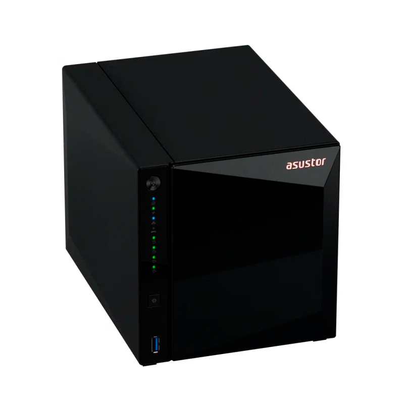 фото Сетевое хранилище данных asustor driverstor 4 pro as3304t black (90ix01l0-bw3s00)