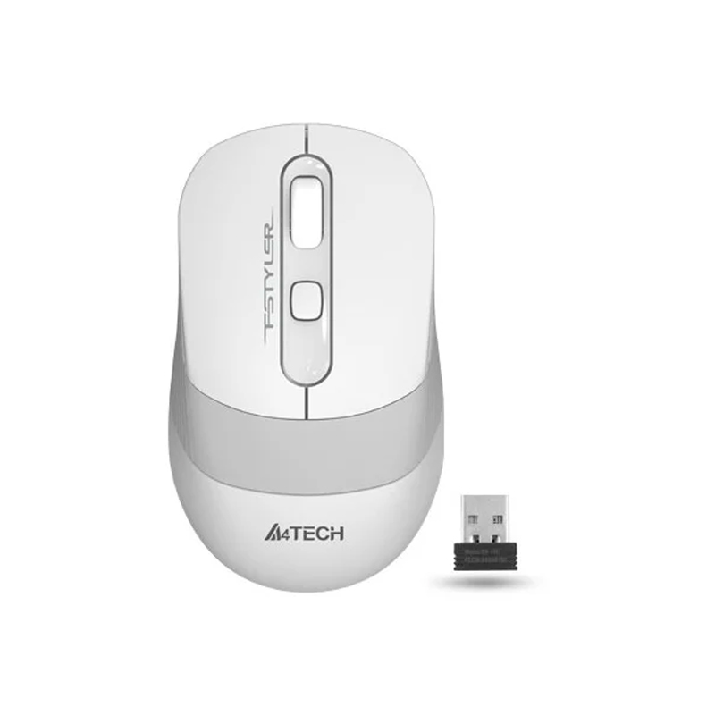 фото Беспроводная мышь a4tech fg10s white/gray (fg10s white/grey)