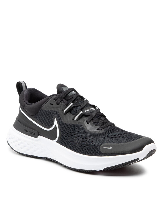 фото Кроссовки react miler 2 cw7121 001 nike черный 44 eu