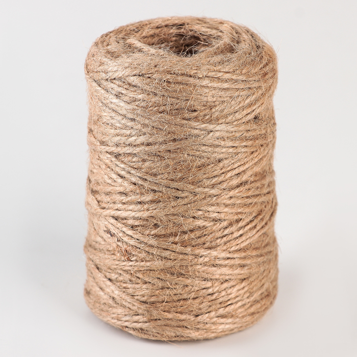 

Шпагат джутовый 3-х ниточный 1,68 КТекс, 100 м