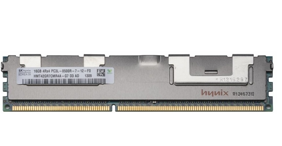 

Оперативная память Hynix (HMT42GR7CMR4A-H9), DDR3L 1x16Gb, 1066MHz