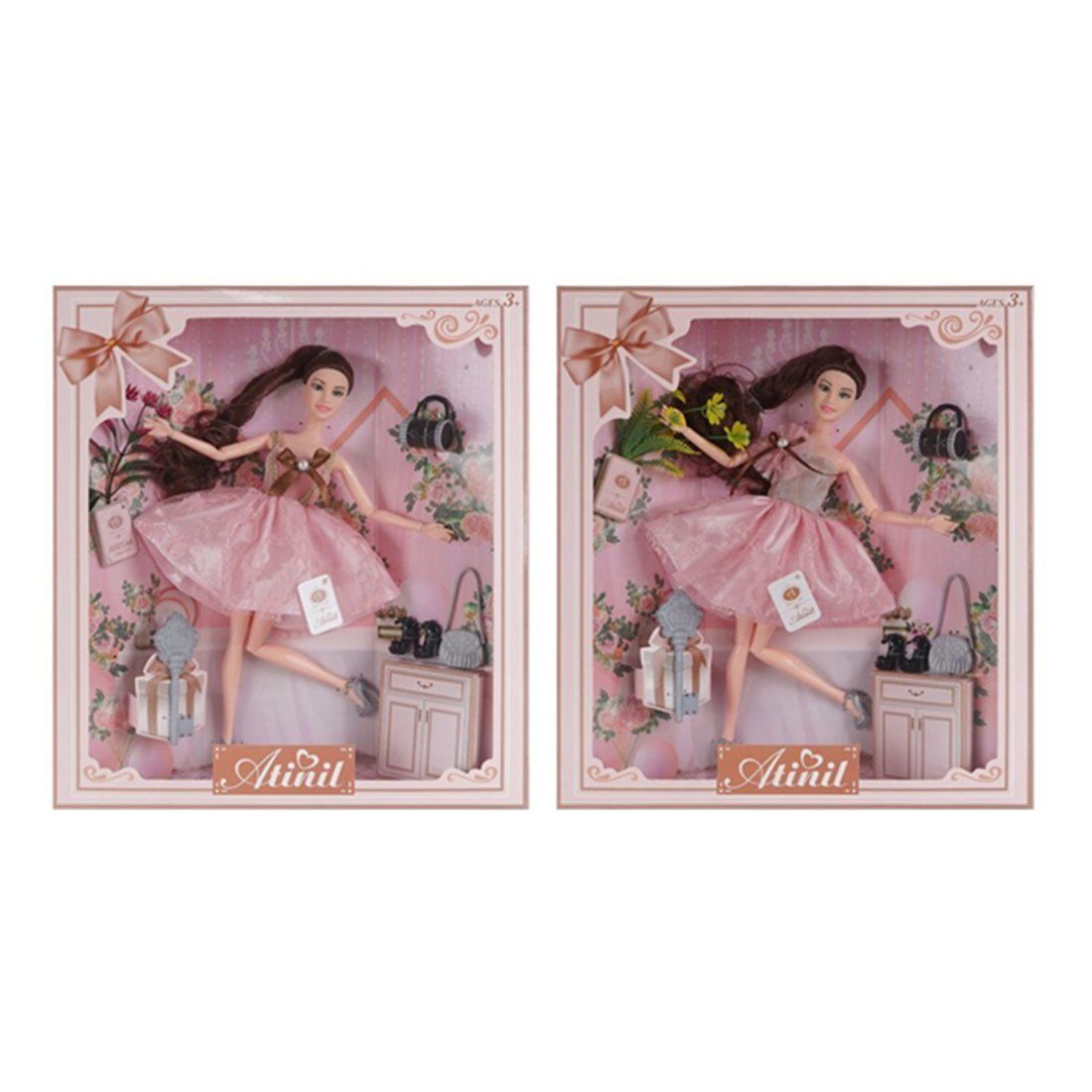 

Игровой набор Модница, кукла 30 см, 8 предметов, 1 шт, в ассортименте
