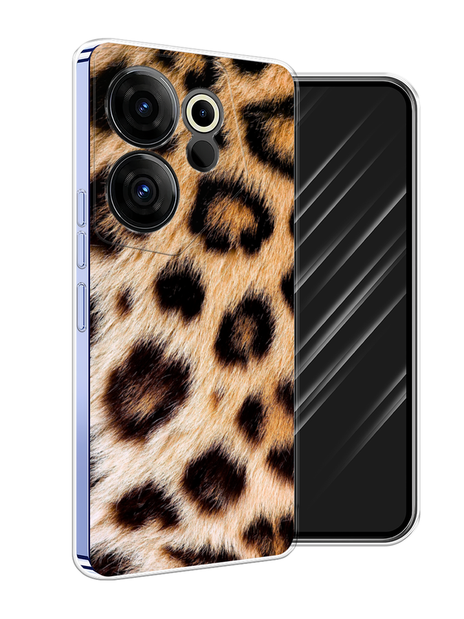 

Чехол Awog на Tecno Camon 20 Premier "Леопардовый принт", Черный;оранжевый