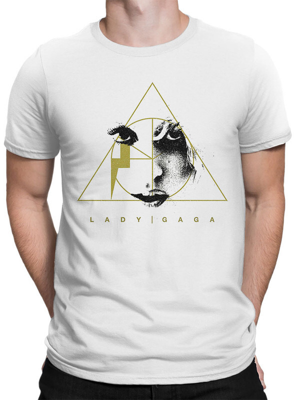 

Футболка мужская Design Heroes Леди Гага белая 3XL, "Леди Гага"