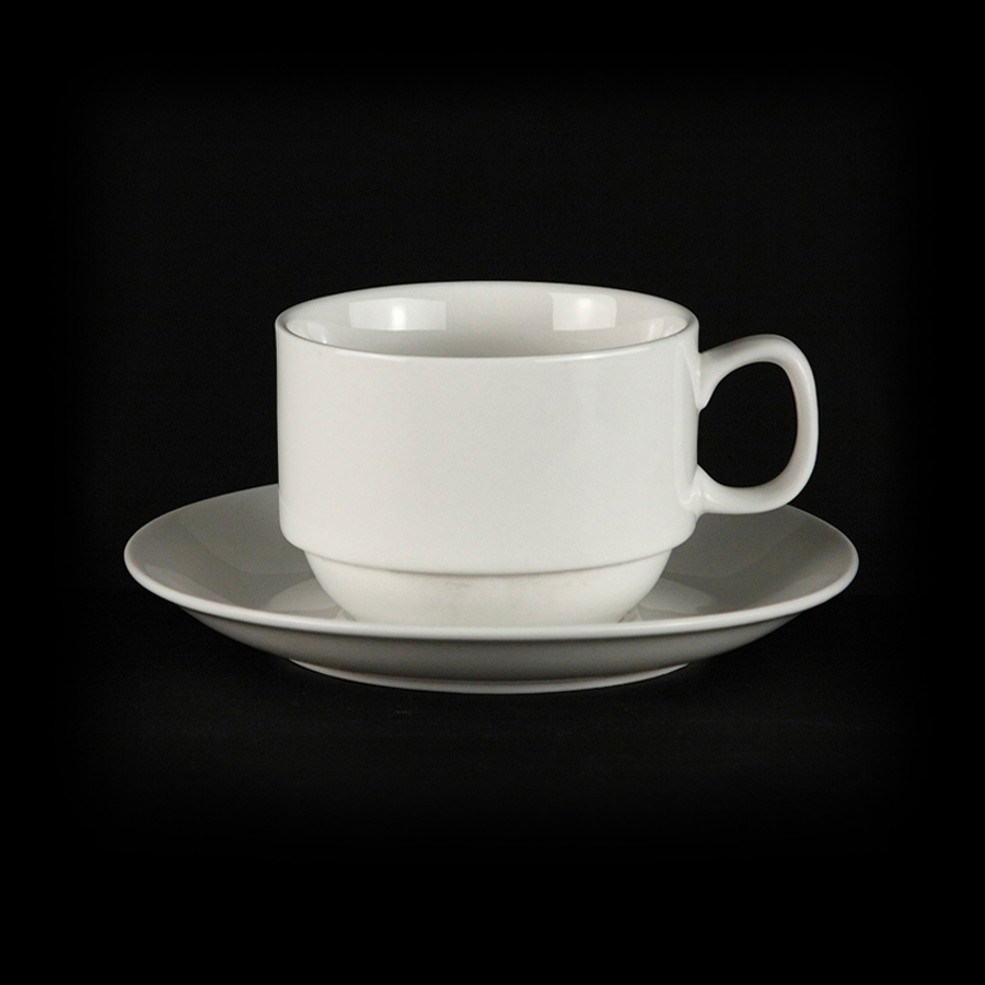 

Чайная пара 250мл "Chan Wave Classic" [ivory LQ-Q2002/2003, LQ-Q094-095], Белый