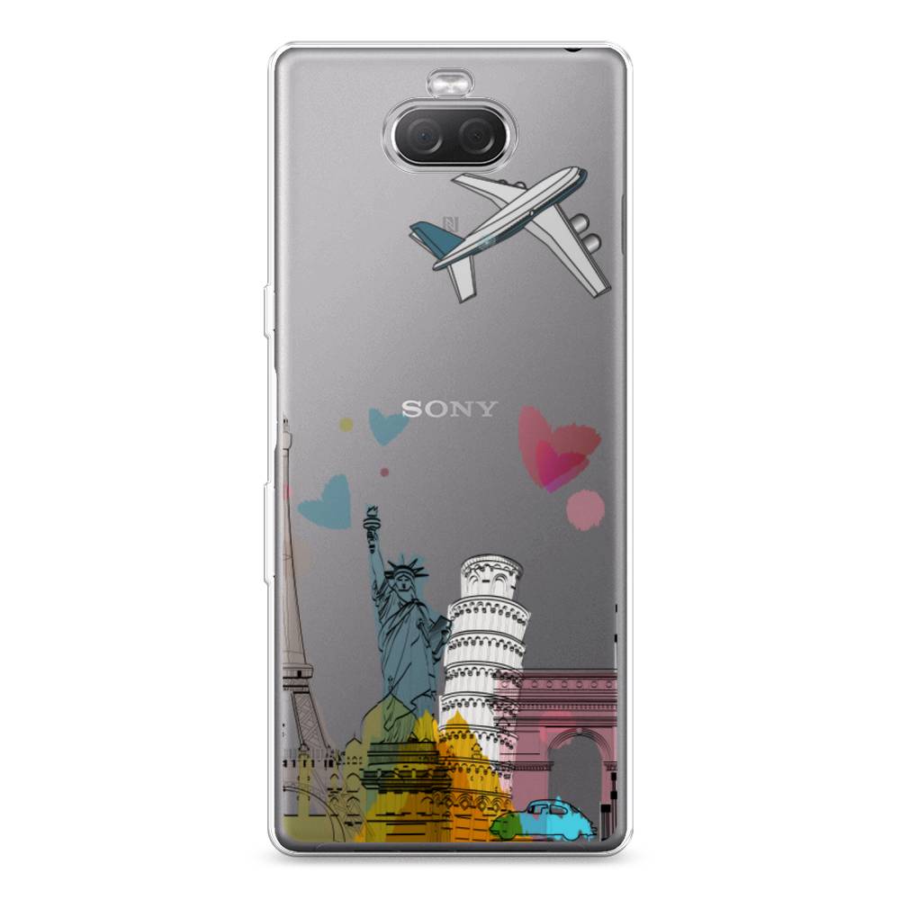 

Силиконовый чехол "Самолет путешествий" на Sony Xperia XA3 Ulta, 53950-10