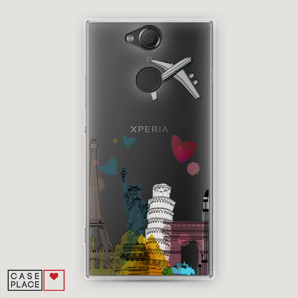 

Чехол Awog на Sony Xperia XA2 "Самолет путешествий", Разноцветный, 53150-10