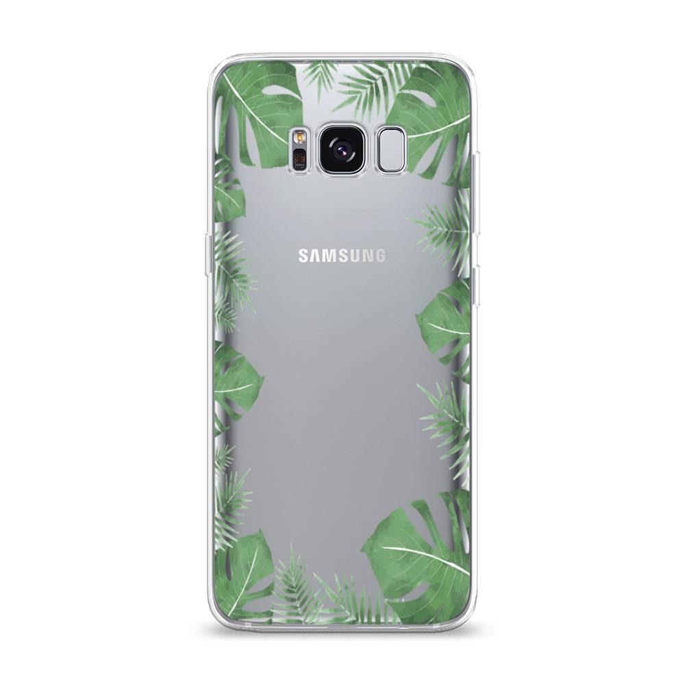 

Чехол Awog на Samsung Galaxy S8 "Листья папоротника рамка", Зеленый, 24750-8