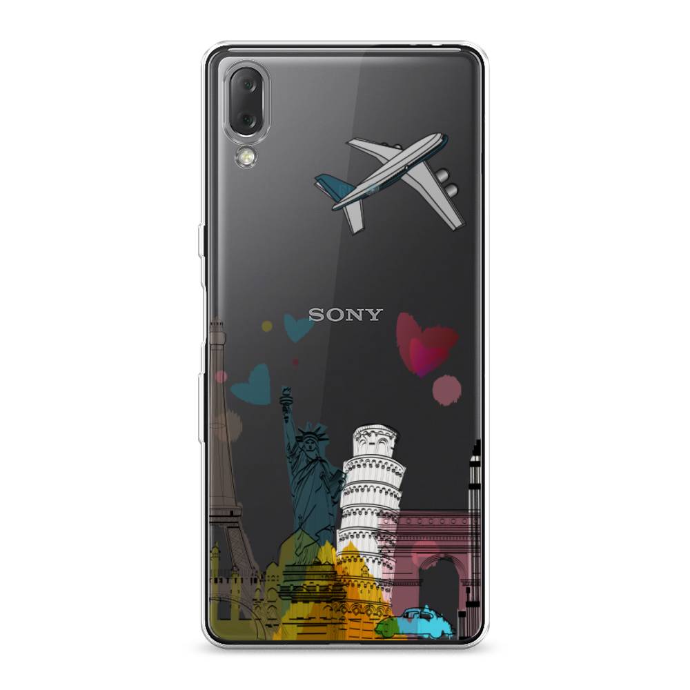 

Чехол Awog на Sony Xperia L3 "Самолет путешествий", Разноцветный, 54450-10