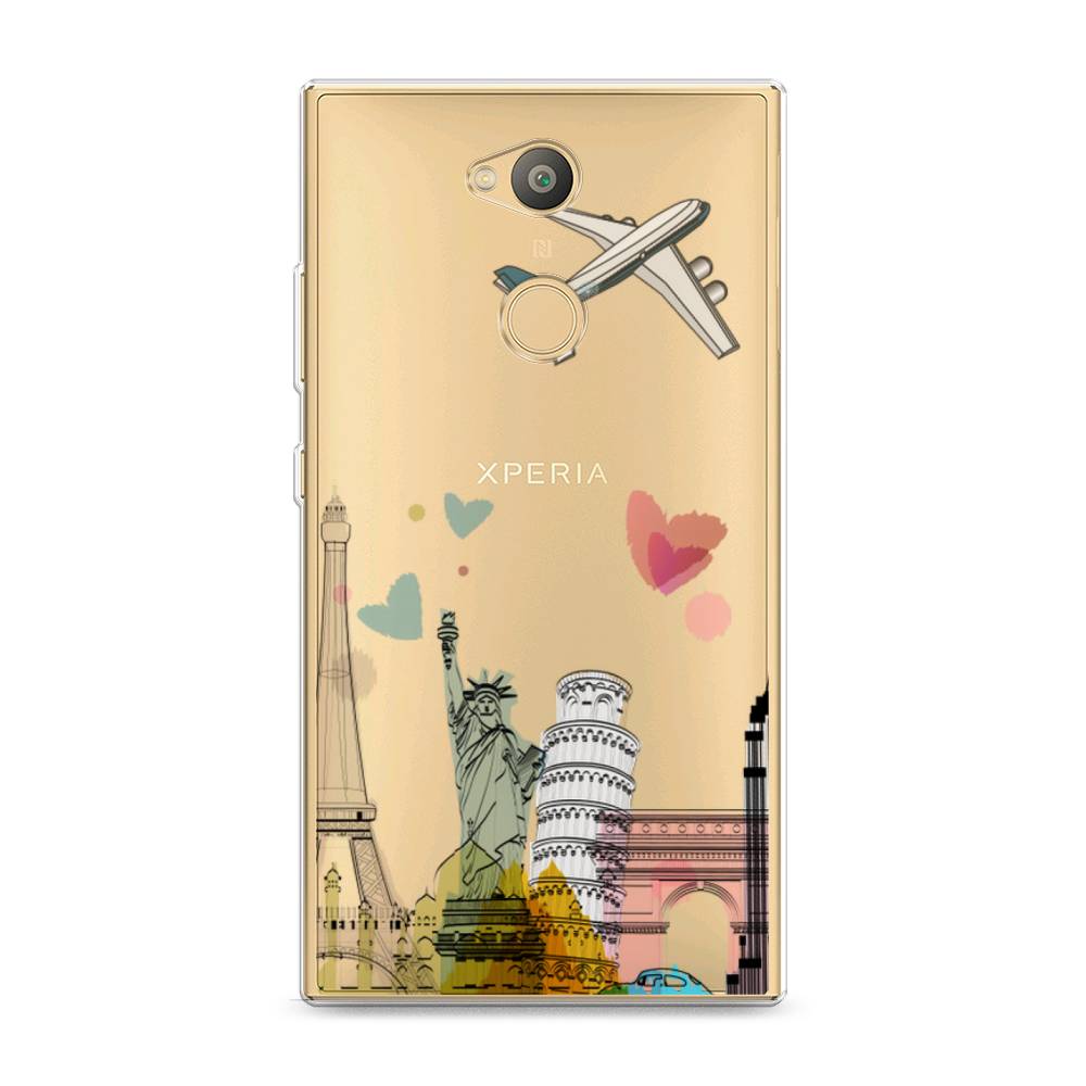 

Чехол Awog на Sony Xperia L2 "Самолет путешествий", Разноцветный, 53450-10