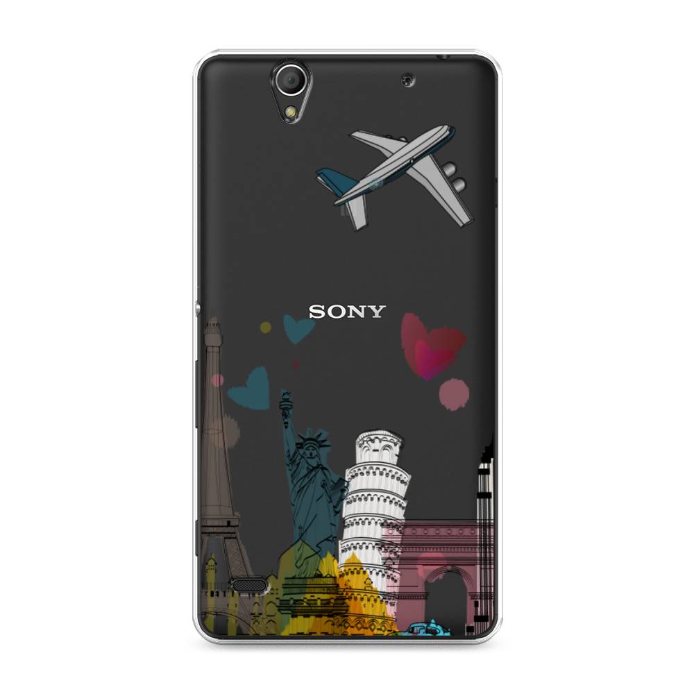 

Чехол Awog на Sony Xperia C4 "Самолет путешествий", Разноцветный, 52650-10