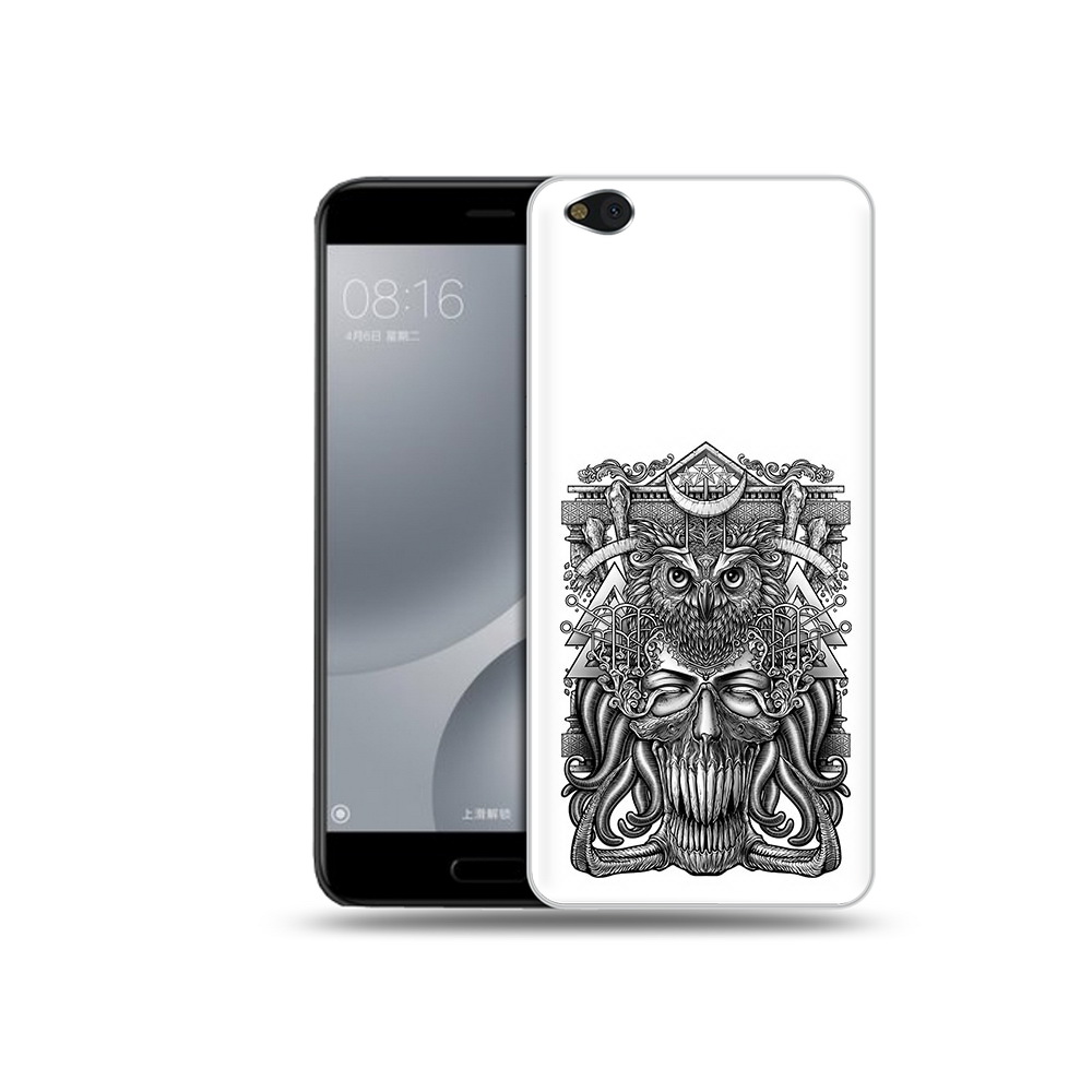 

Чехол MyPads Tocco для Xiaomi Mi 5C зубастая сова (PT61938.328.369), Прозрачный, Tocco