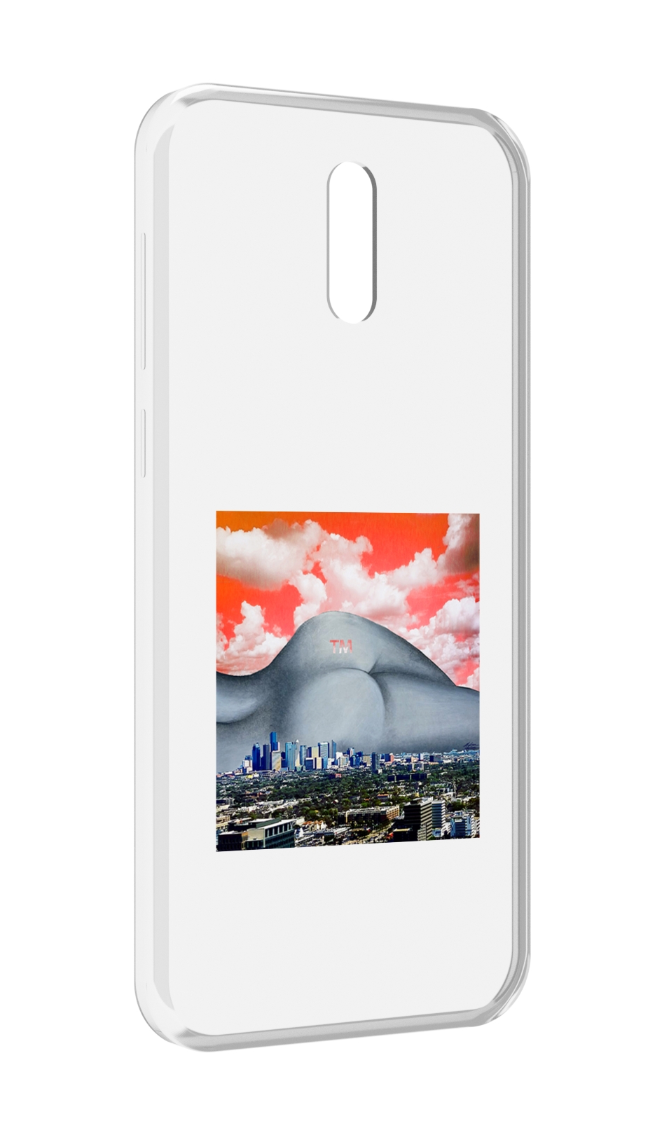 

Чехол MyPads город с девушкой на фоне для Alcatel 3L (2019), Прозрачный, Tocco