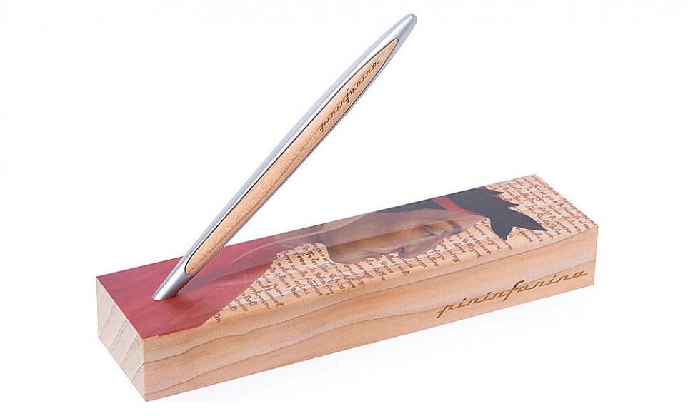 Шариковая ручка Pininfarina Cambiano Dante Exclusive цвет Кедр/Серебристый (NPKRE01755)