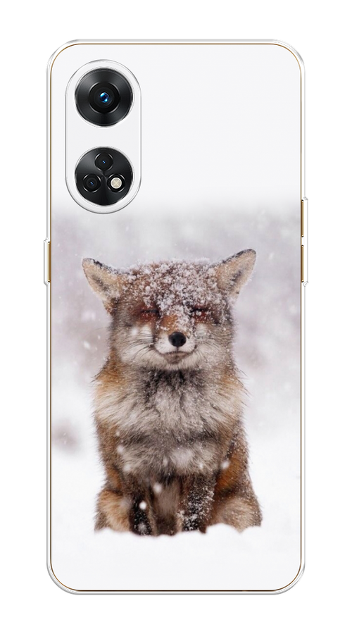 

Чехол на Oppo Reno 8T 4G "Зимняя лиса", Белый;серый;коричневый, 2513250-1